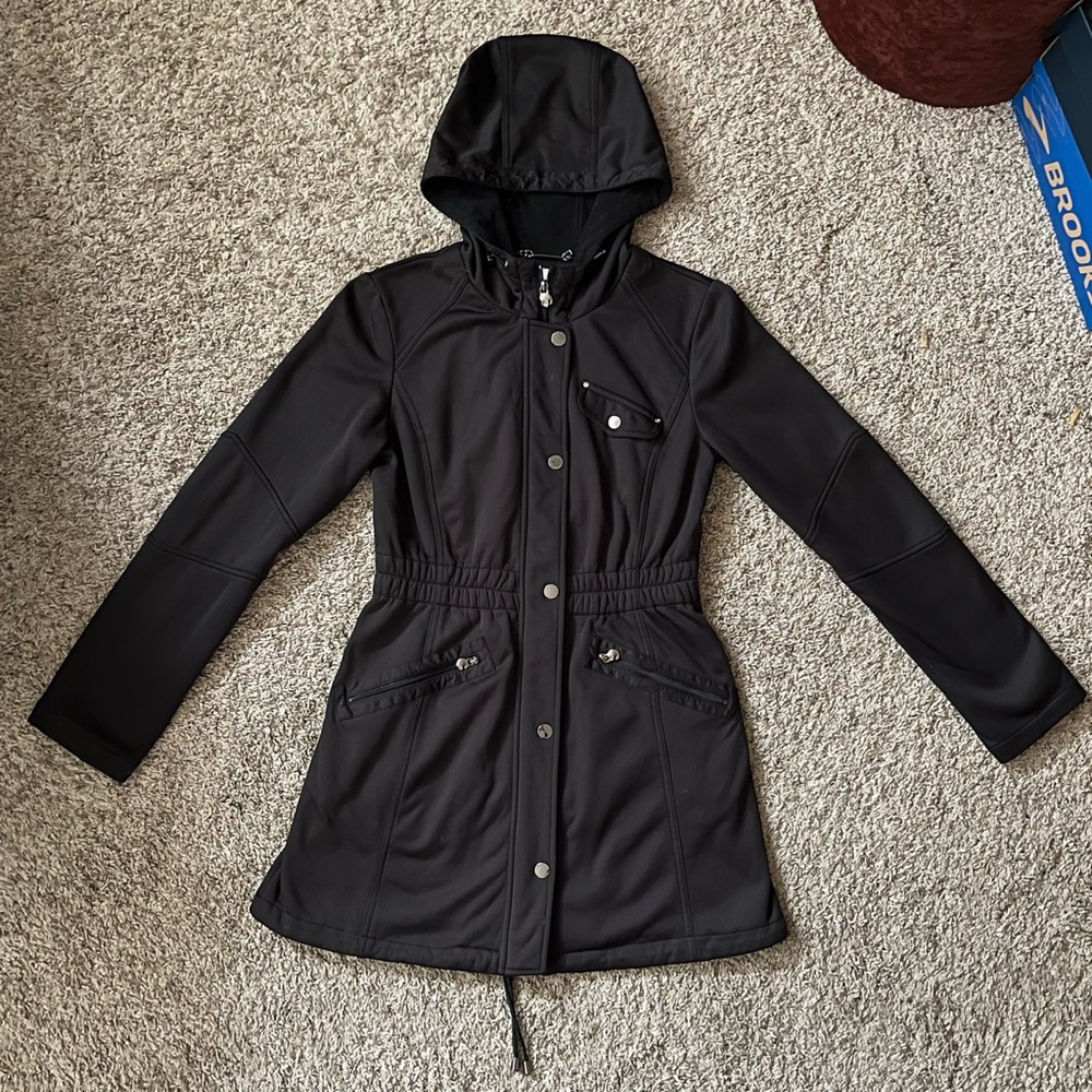 EUC - Soft Shell Fleece Water Resistant Anorak | Laundry by Shelli Segal | S - Picture 3 of 13